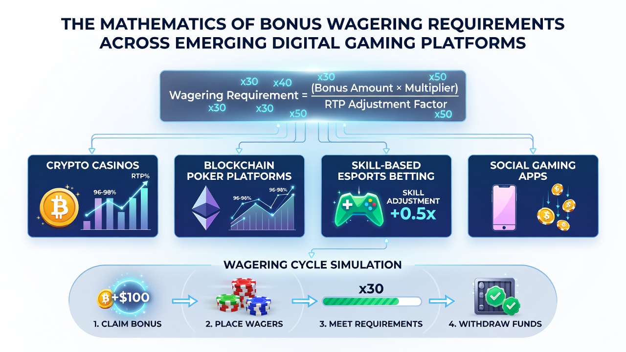 Analysis of wagering completion rates on emerging gaming platforms